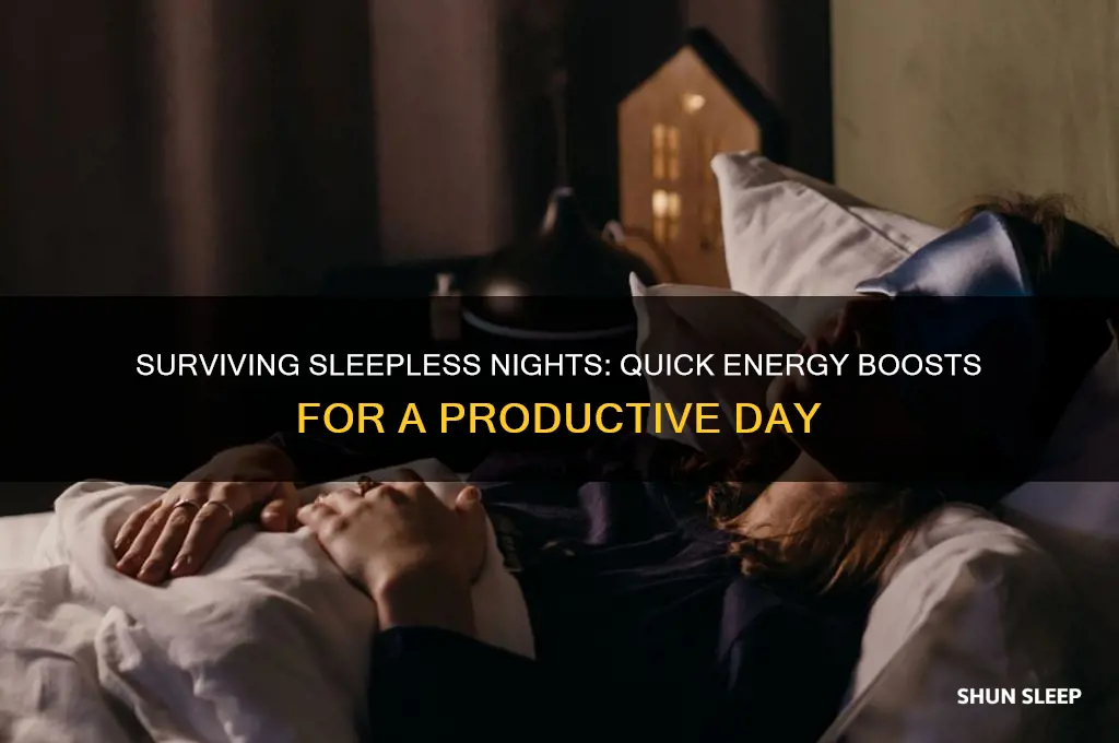 how to getting energy at day after no sleep