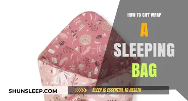 Creative Wrapping: Sleeping Bag Edition