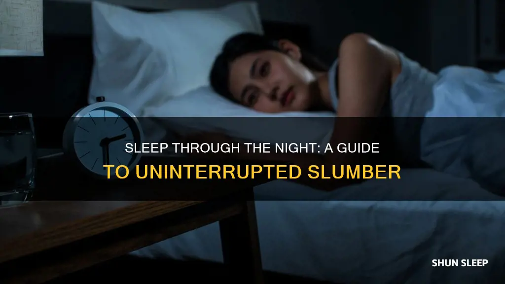 how to guarantee sleep without waking up