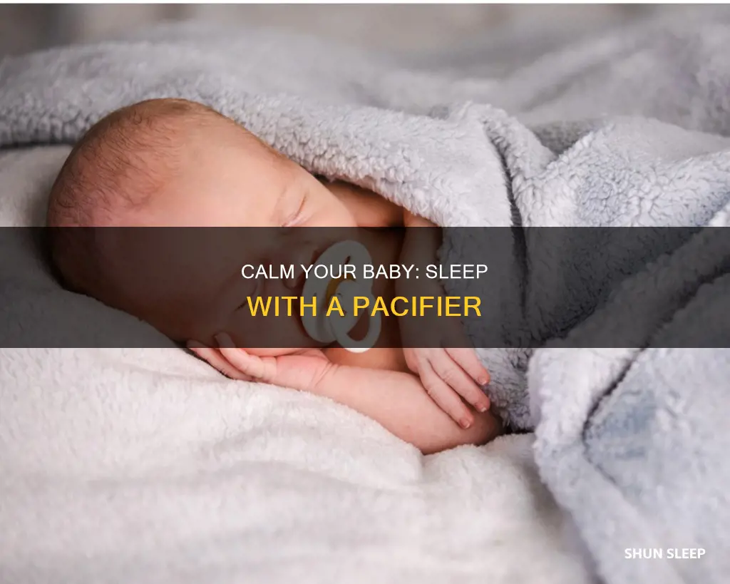 how to gwt newborn to sleep with pacifier