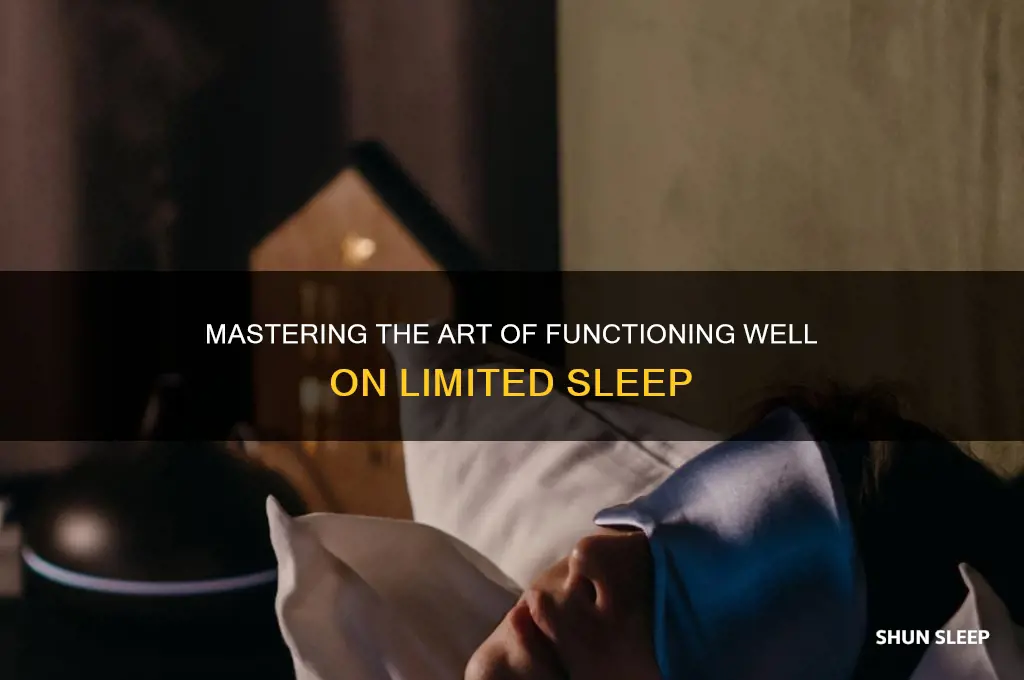 how to handle not getting enough sleep