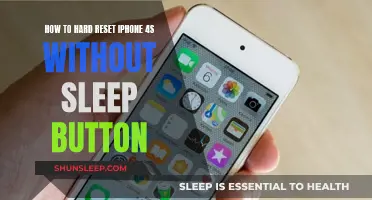 Hard Resetting iPhone 4S: No Sleep Button Required
