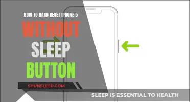 Force Restarting iPhone 5: No Sleep Button Required