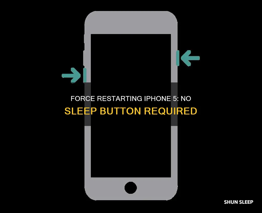 how to hard reset iphone 5 without sleep button