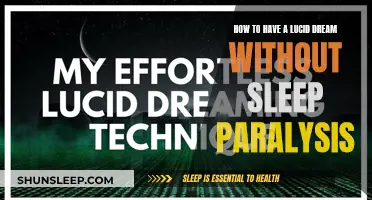 Lucid Dreaming: Avoiding Sleep Paralysis Traps