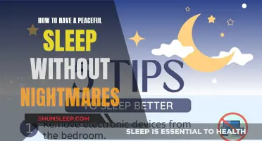 Calm Sleep, No Nightmares: Achieving Peaceful Rest