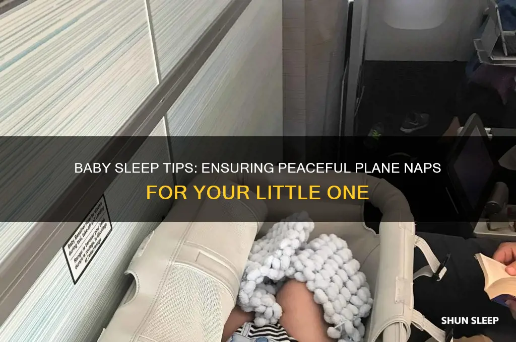 how to have baby sleep on plane