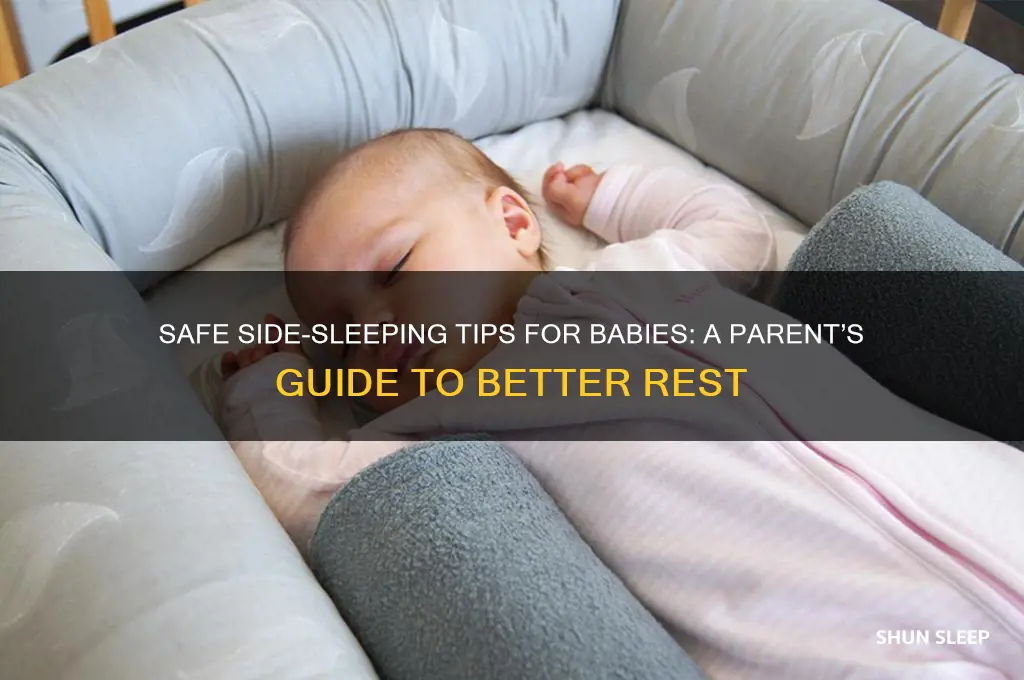 how to have baby sleep on side