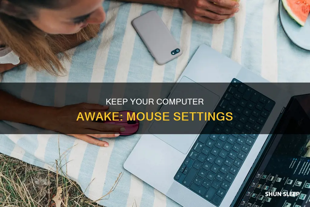 how to have mouse take computer out of sleep