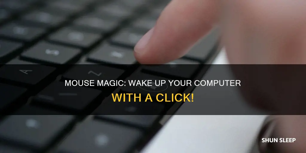 how to have mouse wake up computer from sleep