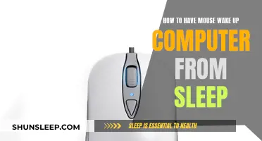 Mouse Control: Waking Up Your Computer from Sleep Mode