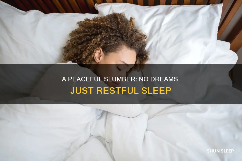 how to have sleep without dreams