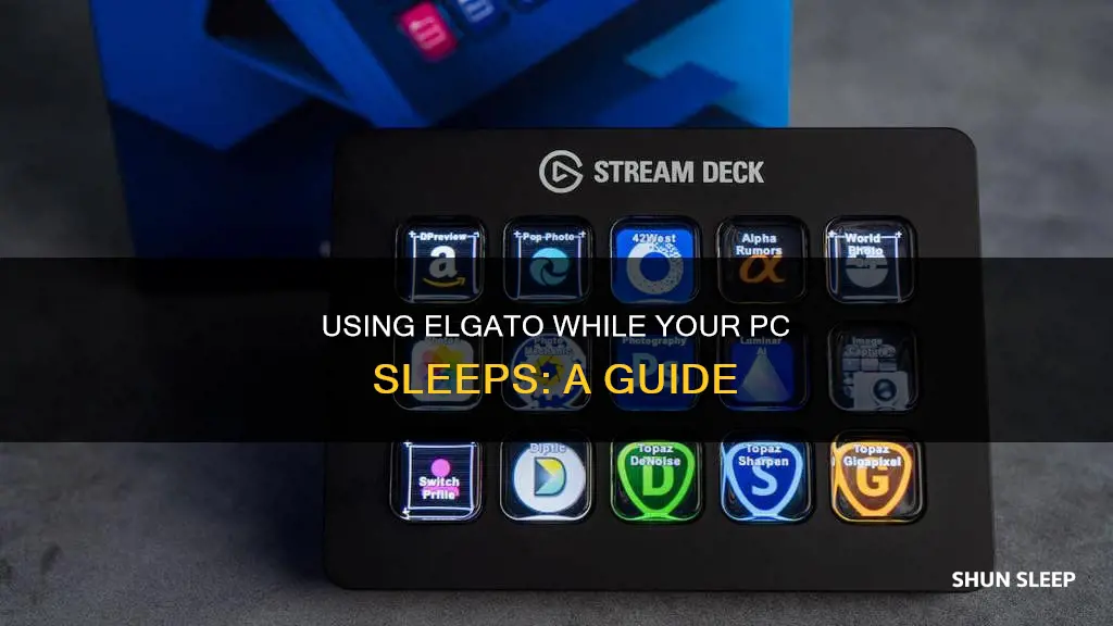 how to have your elgato work while pc is sleep