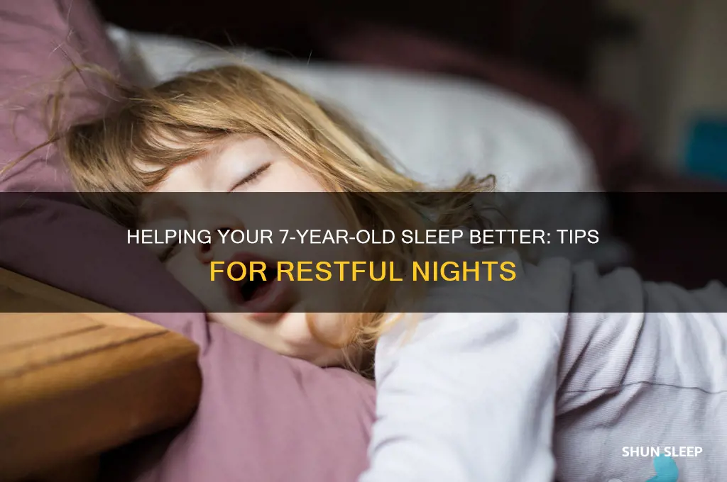 how to help 7 year old sleep
