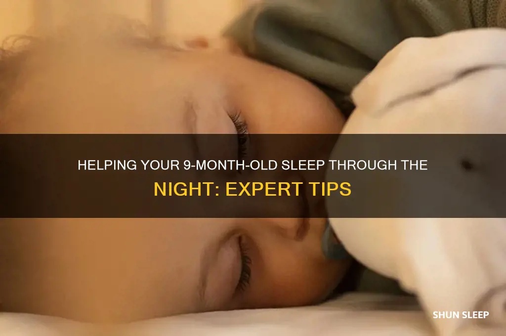 how to help 9 month old sleep all night