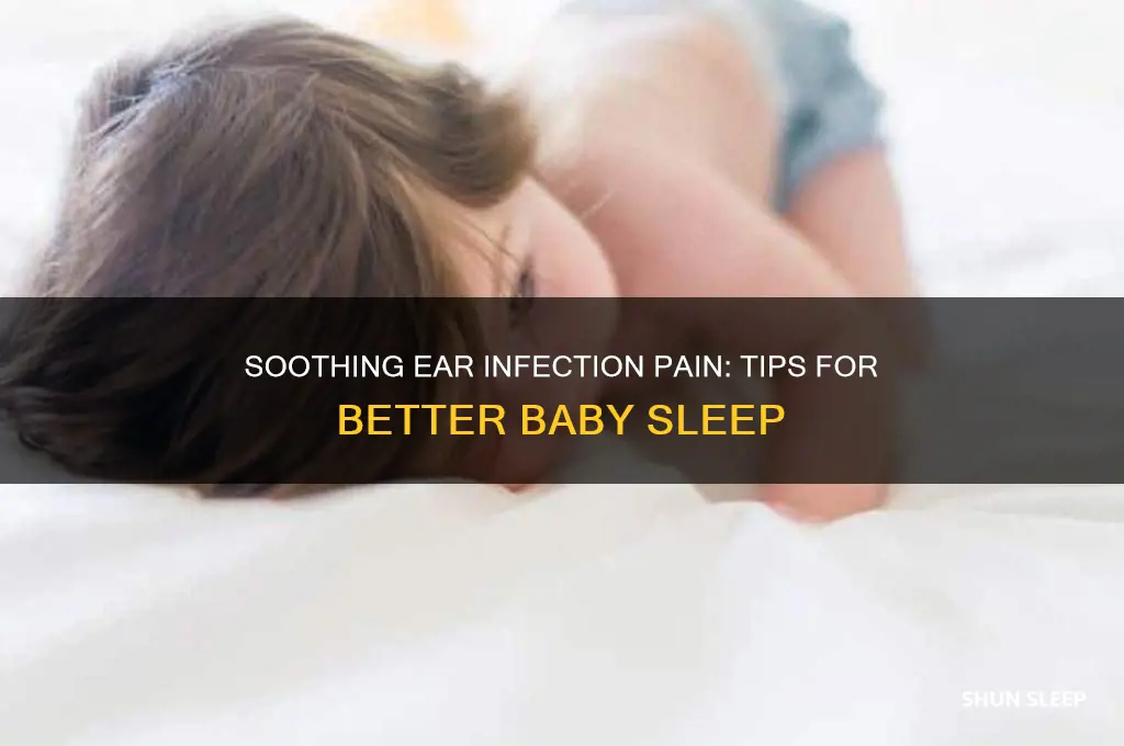 how to help a baby sleep with an ear infection