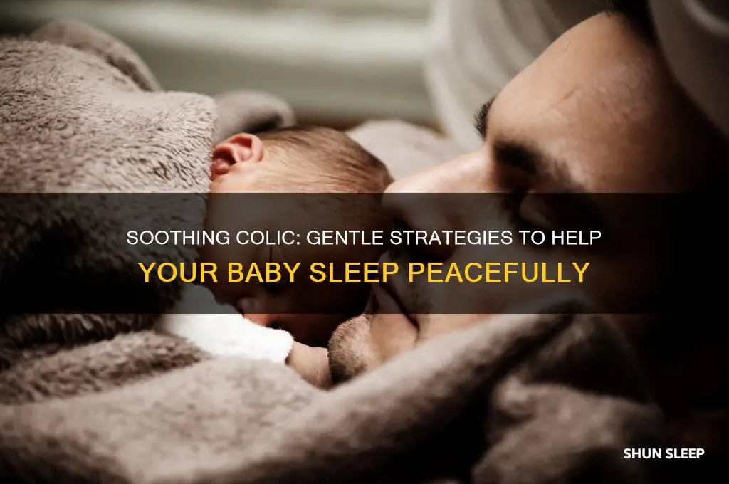 how to help a baby with colic sleep