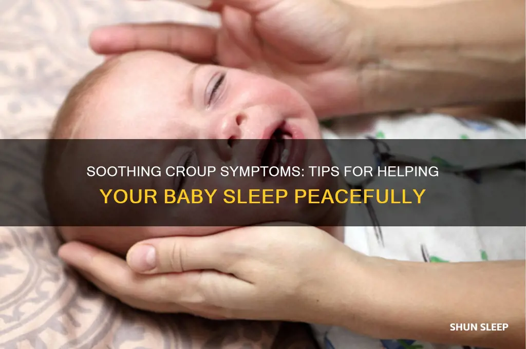 how to help a baby with croup sleep