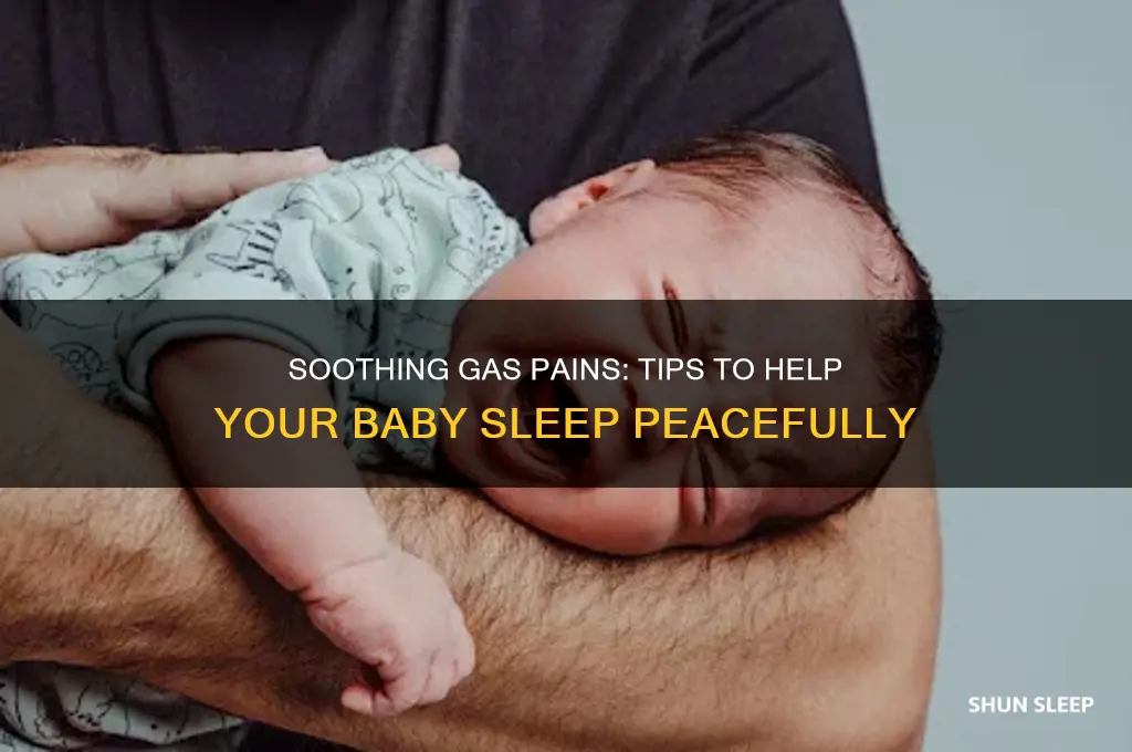 how to help a baby with gas sleep