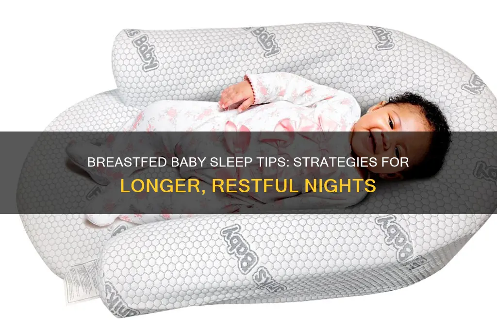 how to help a breastfed baby sleep longer