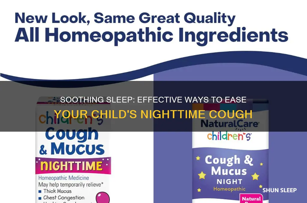 how to help a child coughing in their sleep