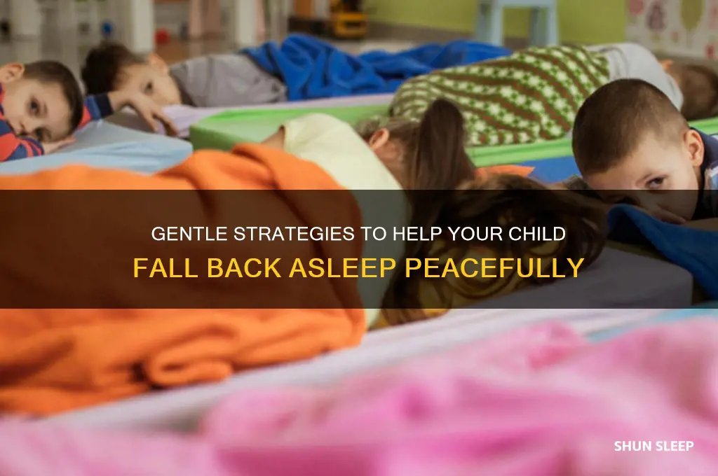 how to help a child get back to sleep