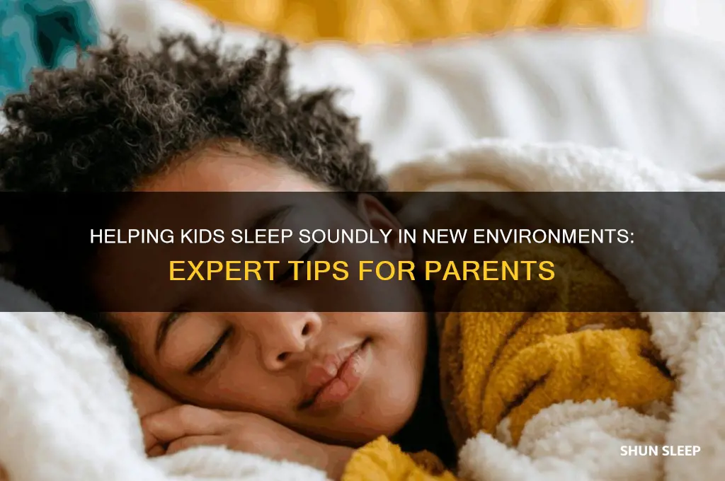 how to help a child sleep in different place