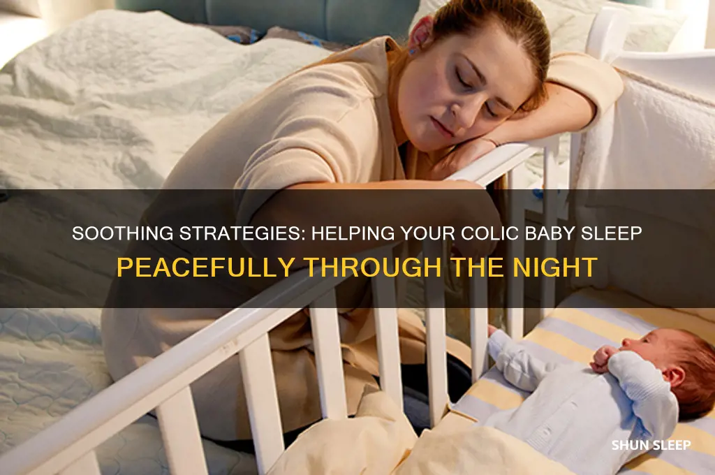 how to help a colic baby sleep