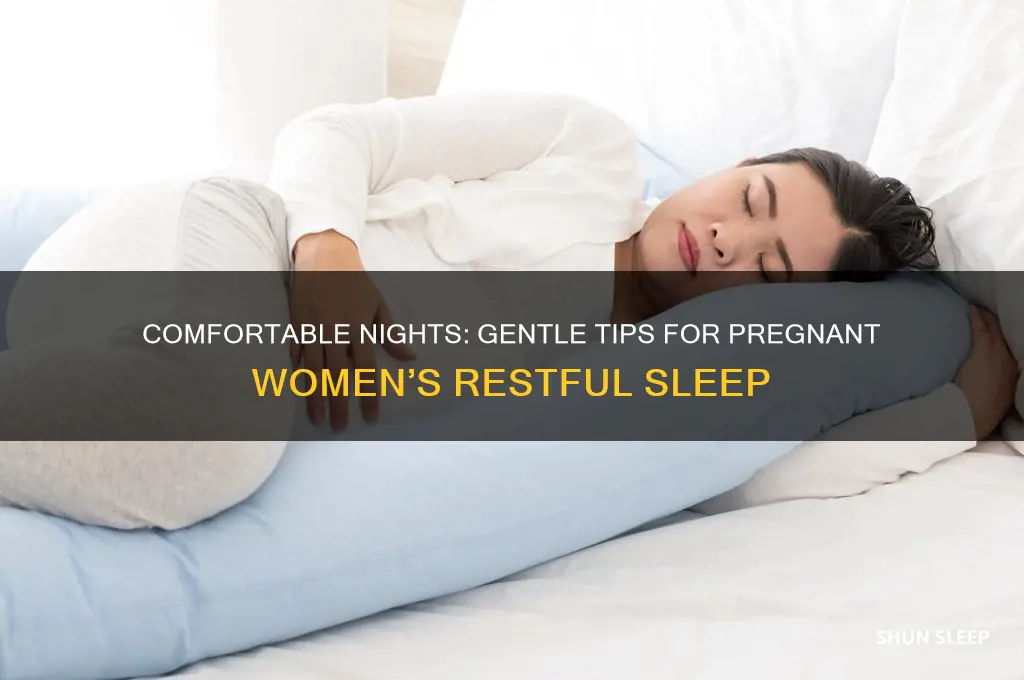 how to help a pregnant lady sleep