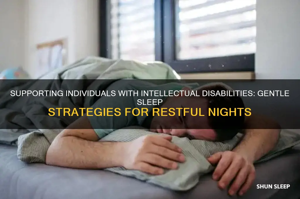 how to help a retard person sleep