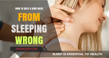 Relieve Sore Neck Pain: Tips for Better Sleep Posture and Recovery