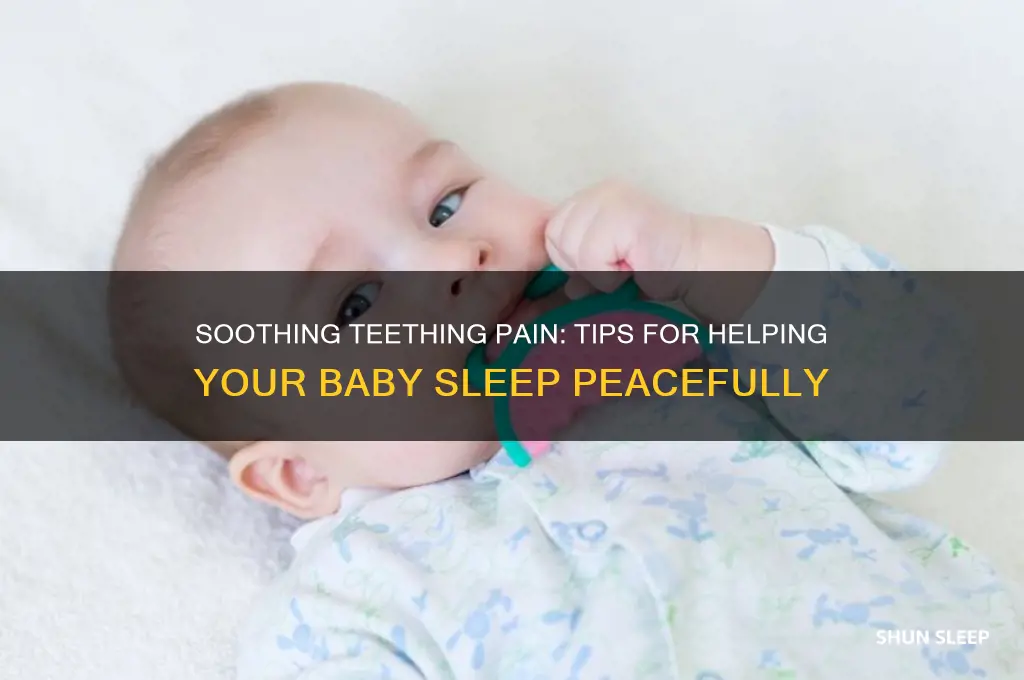 how to help a teething baby sleep