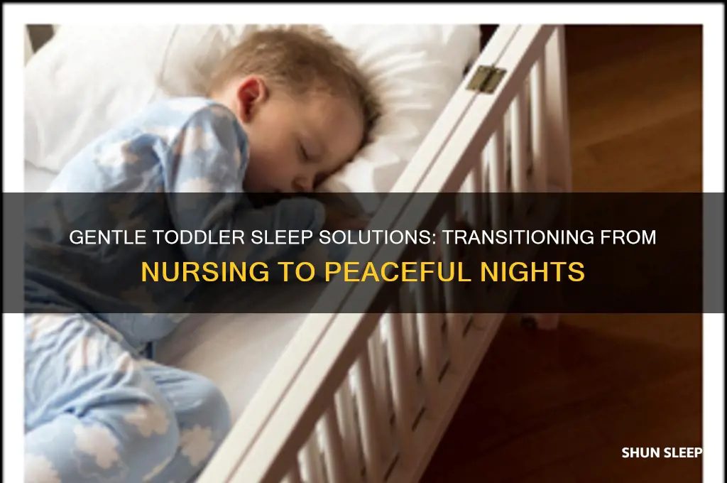 how to help a toddler sleep without nursing