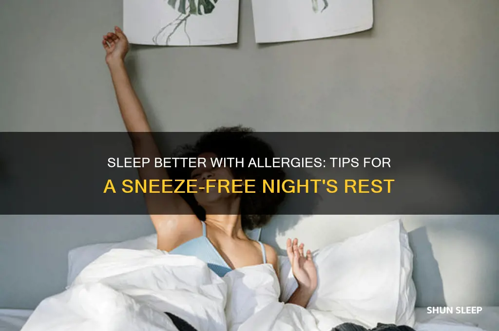 how to help allergies when sleeping