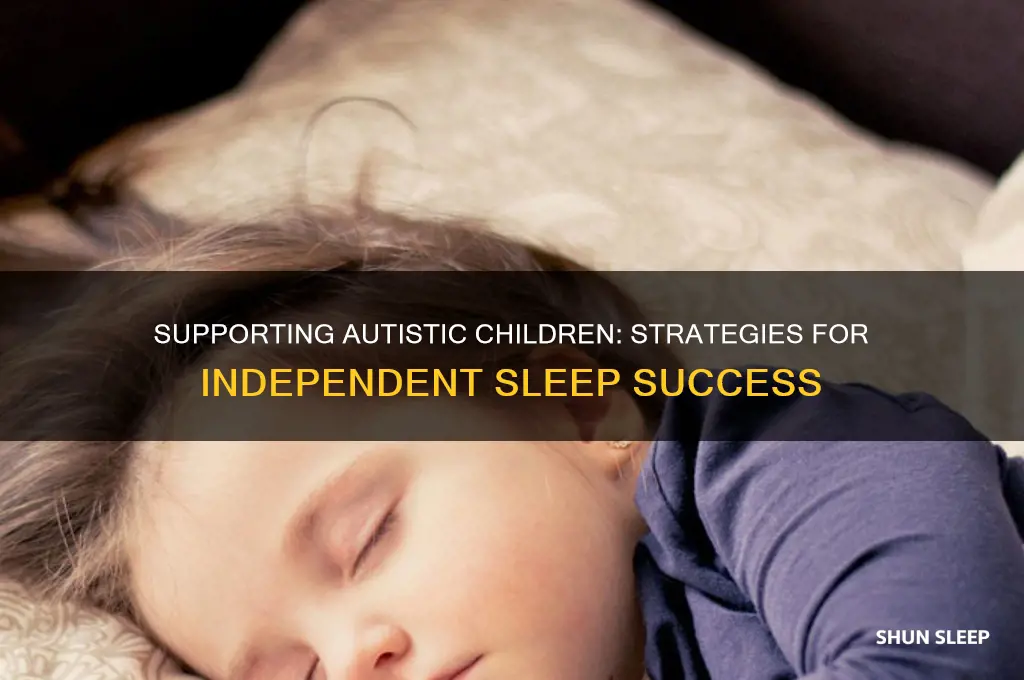 how to help autistic child sleep alone