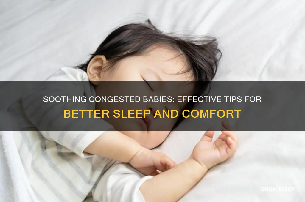 how to help babies sleep with congestion