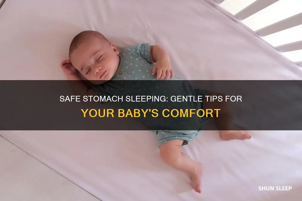 how to help baby sleep on stomach