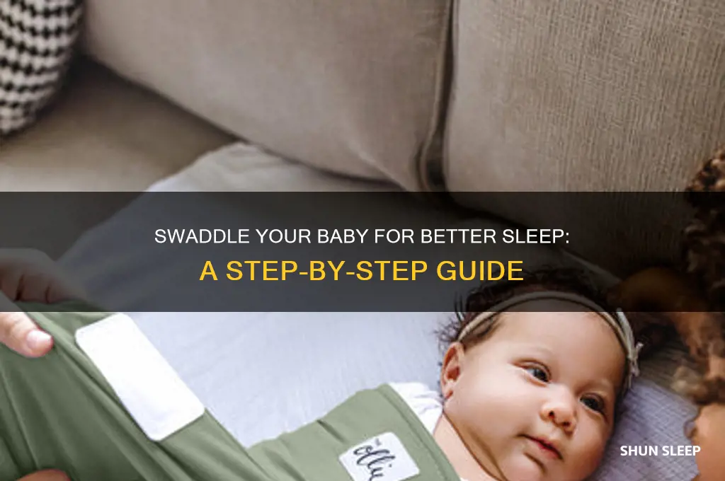 how to help baby sleep swaddled