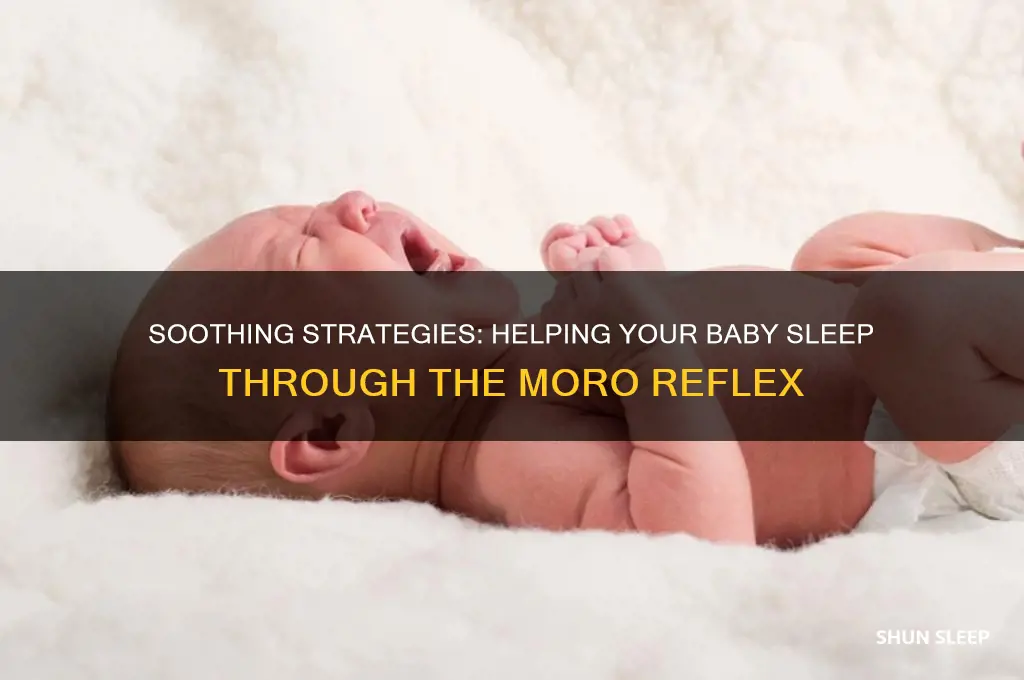 how to help baby sleep through moro reflex