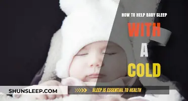 Soothing Strategies: Helping Your Baby Sleep Peacefully with a Cold