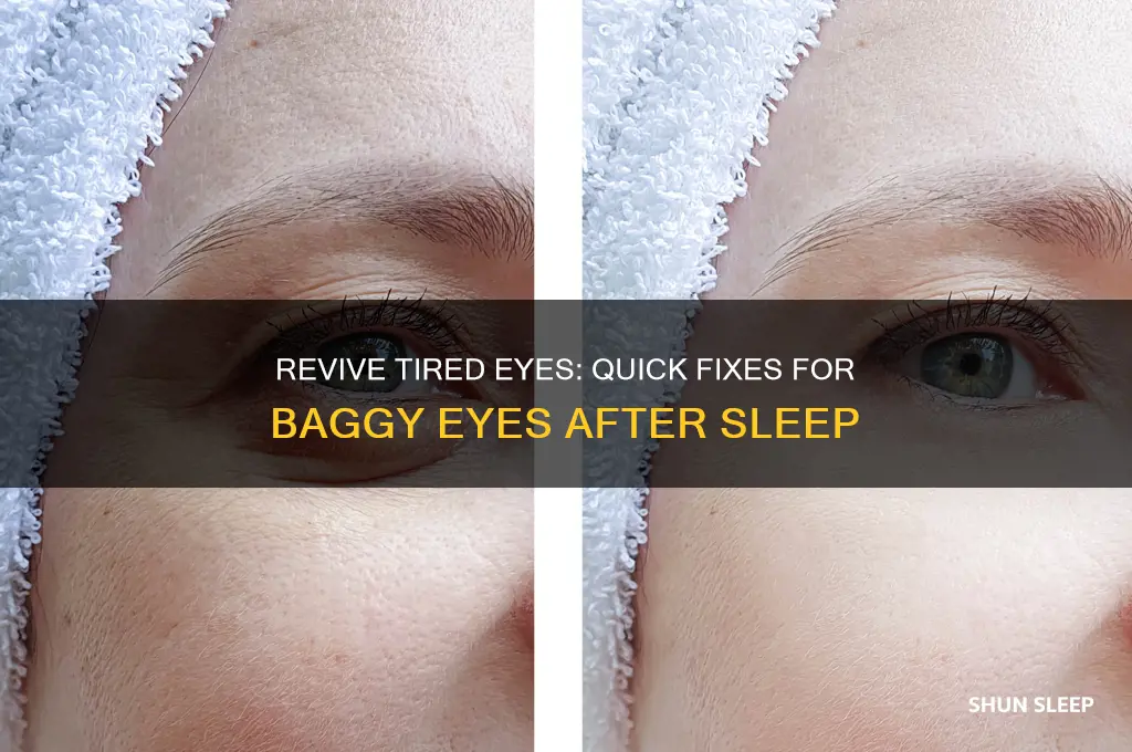 how to help baggy eyes from sleep