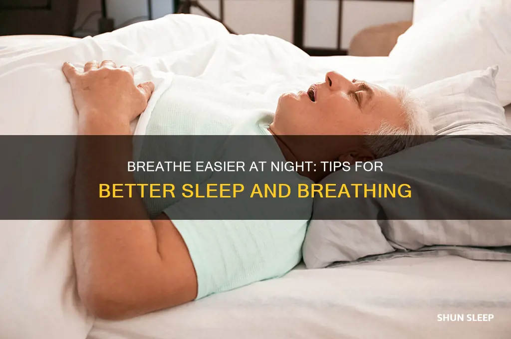 how to help breathing while sleeping