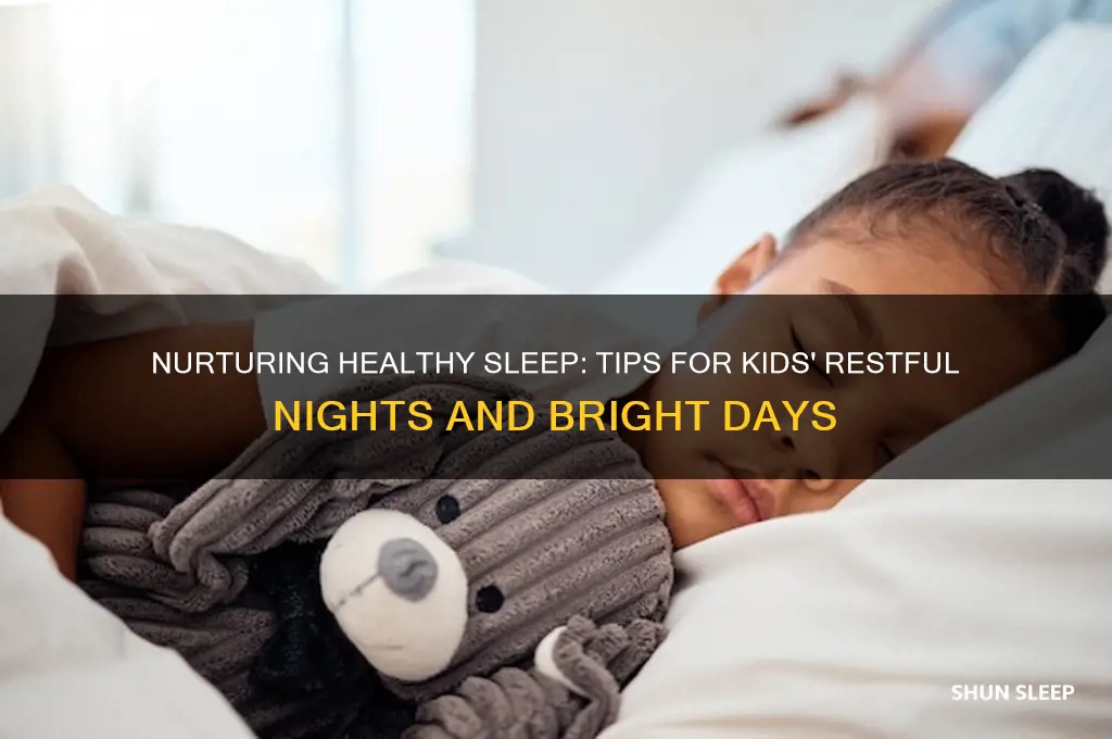 how to help children develop good sleep habits
