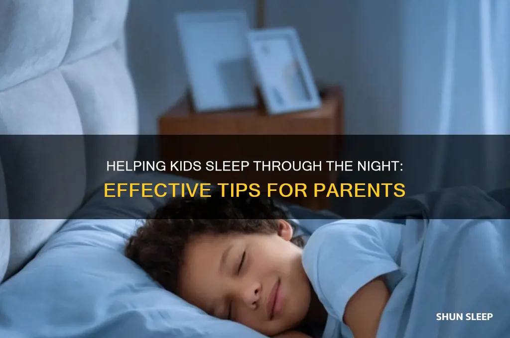 how to help children sleep through the night