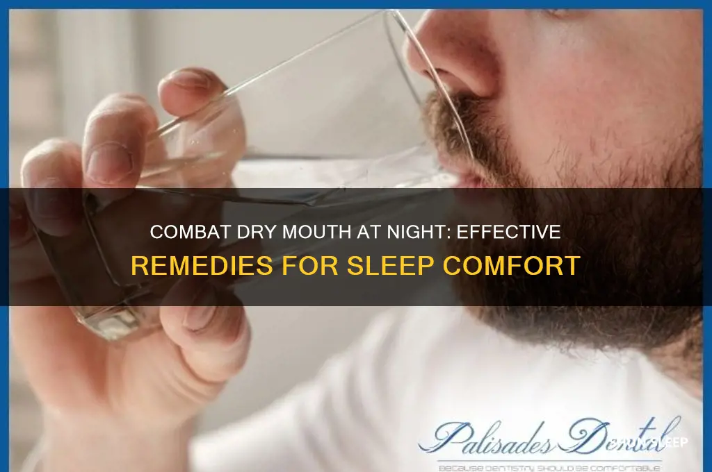 how to help dry mouth while sleeping