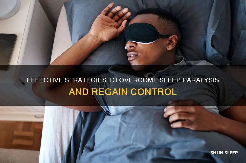 how to help during sleep paralysis