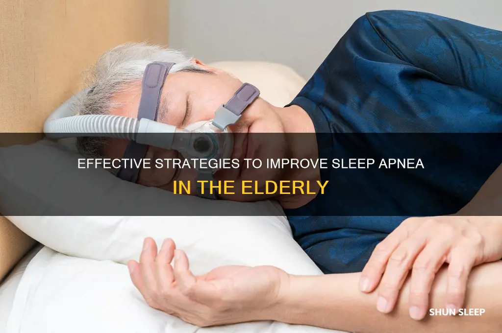 how to help elderly with sleep apnea