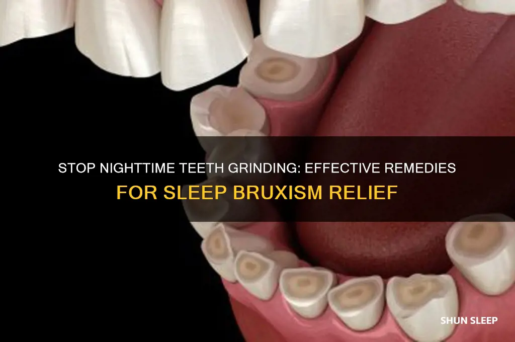 how to help grinding teeth in sleep