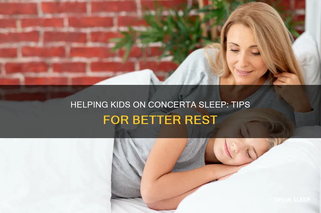 how to help kids on concerta sleep