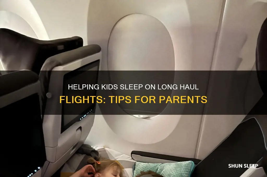 how to help kids sleep on a long haul plane